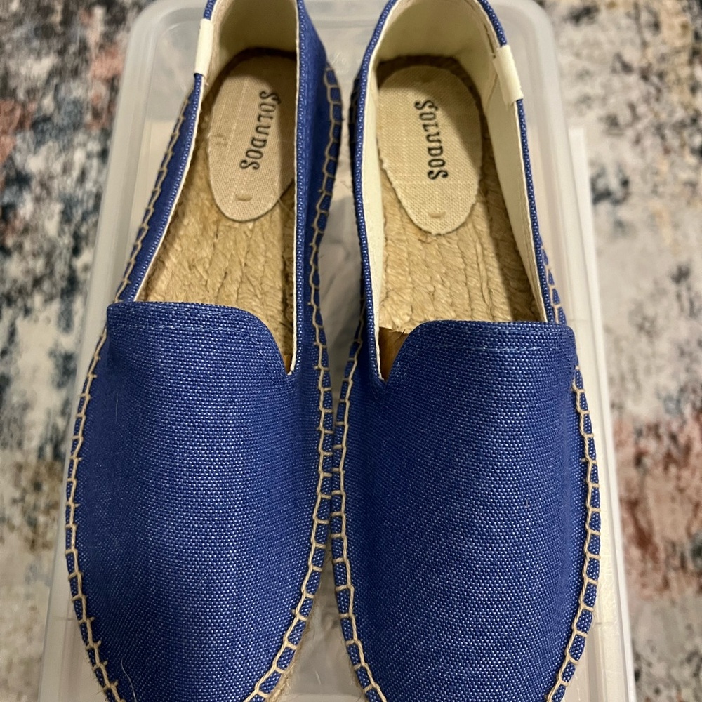 Sodnos Blue Slip-On Shoes